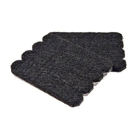 Richelieu TG 16PC BLK Felt Strips 93508TV